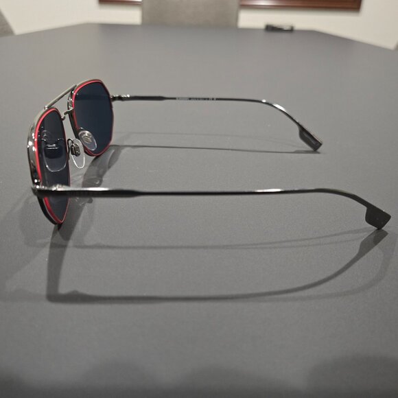 Burberry Henry Sunglasses Silver/Grey B 3140 1003/80 57-18-145 - Picture 8 of 14